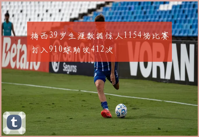 梅西39岁生涯数据惊人1154场比赛打入910球助攻412次